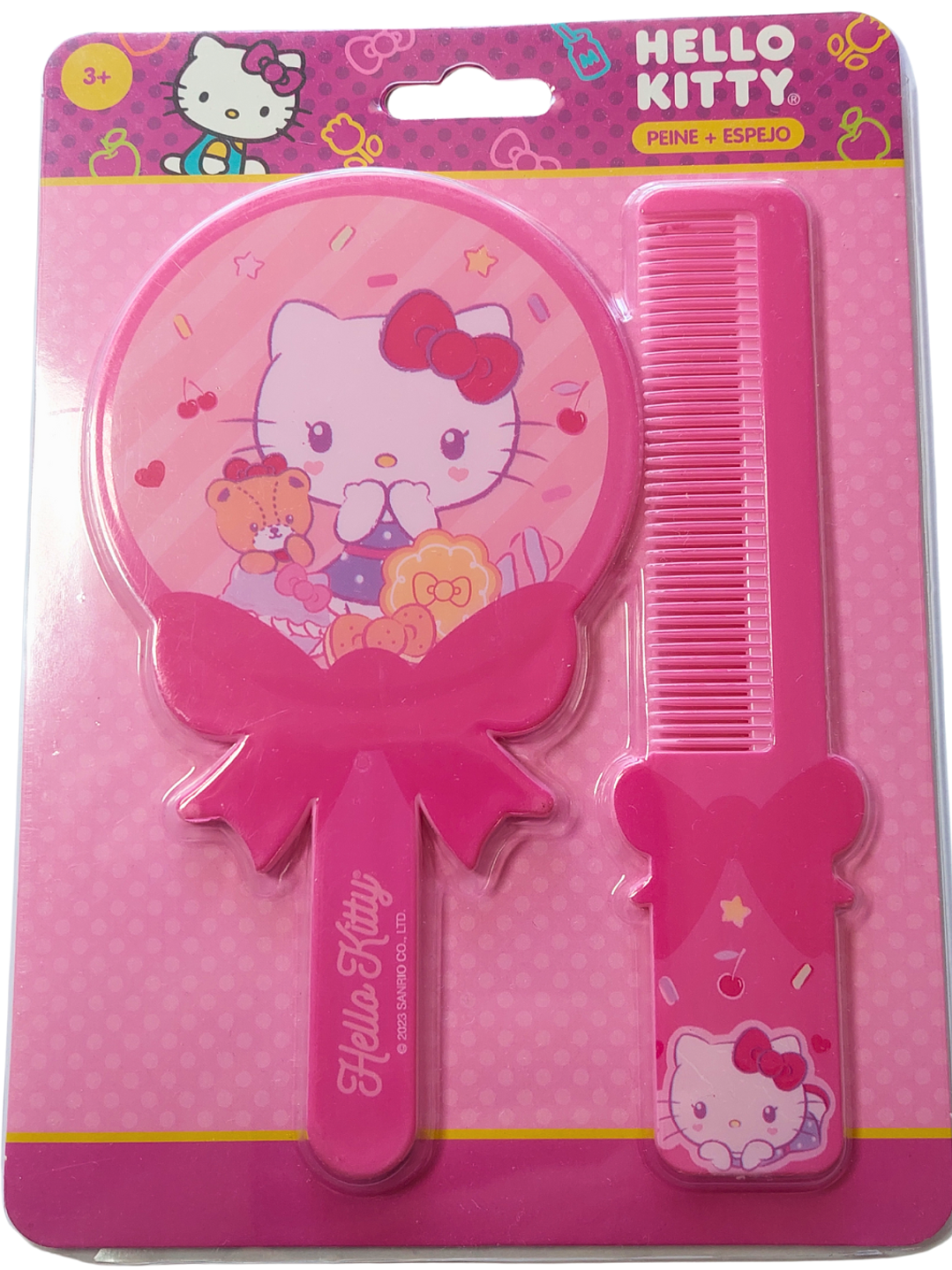 Set Espejo + Peine Hello Kitty 7