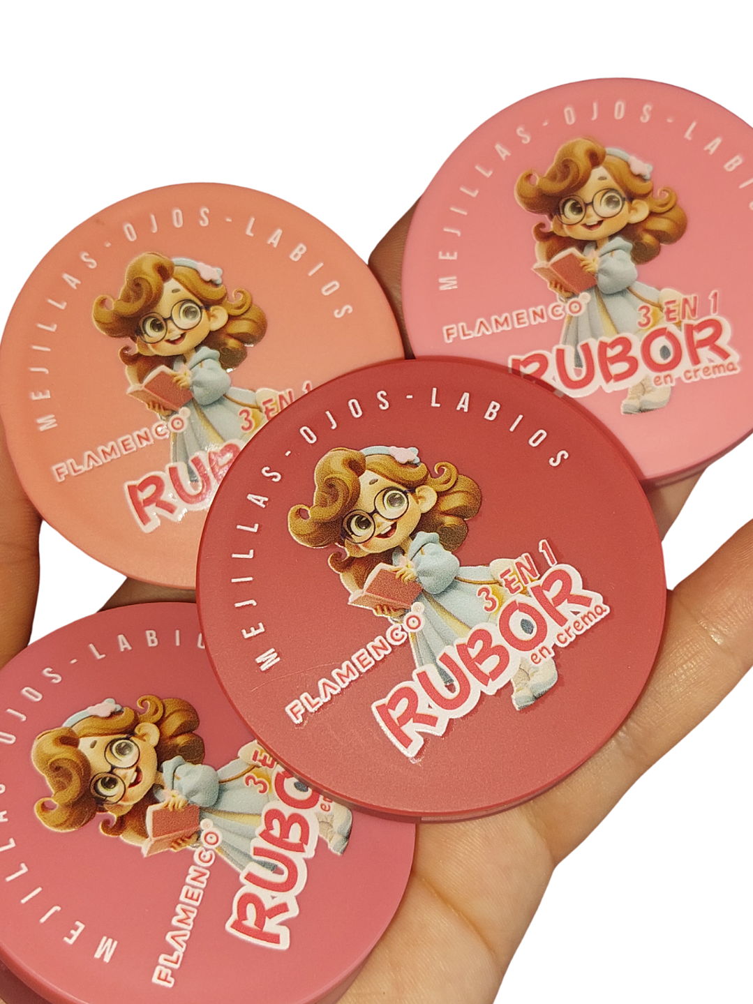 Rubor 3 en 1 Cremoso Larga Duración  1