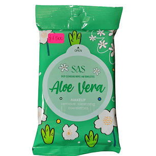 Toallas Desmaquillante Con Aloe Vera (SAH147) - SAS