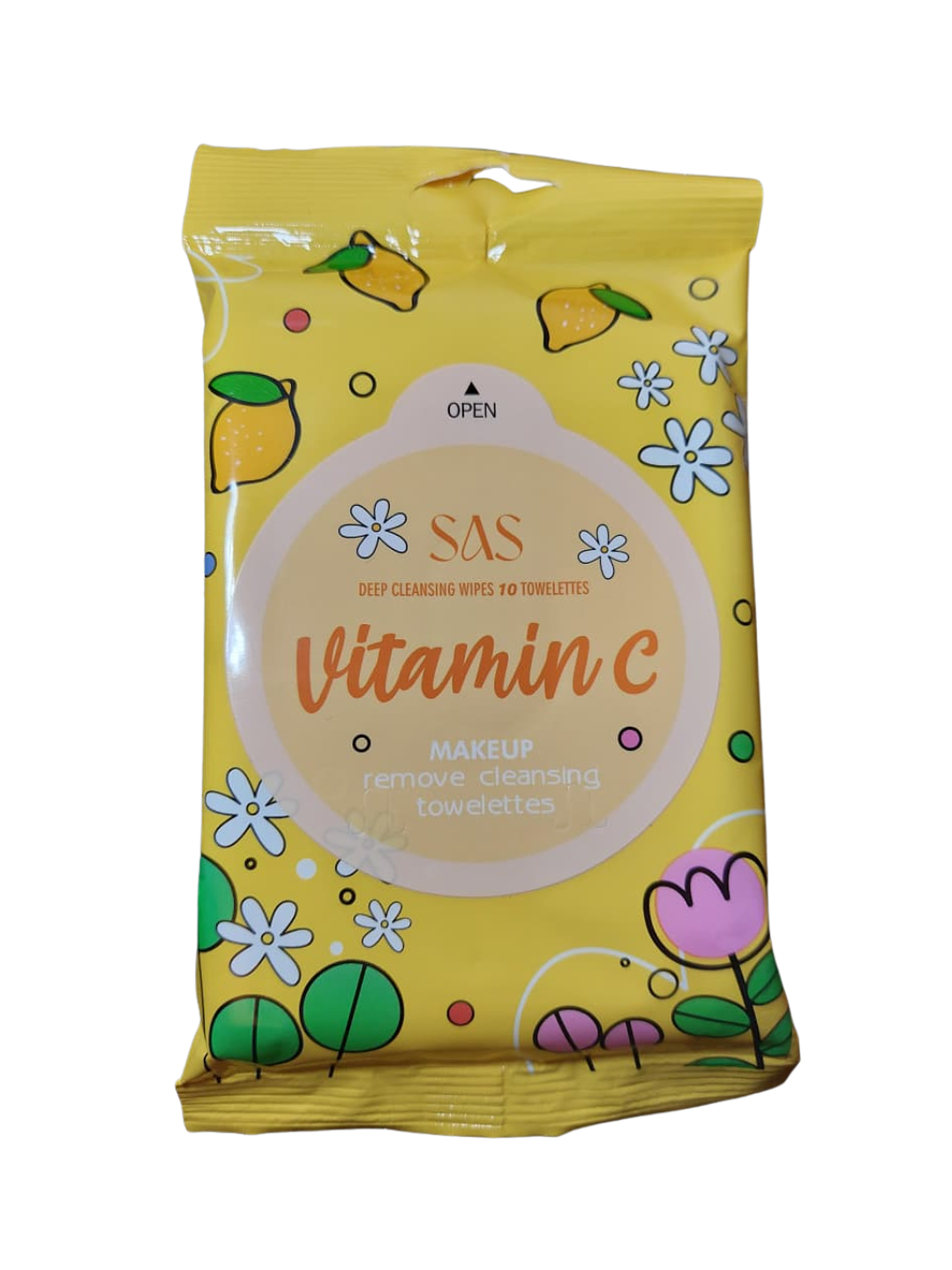 Toallas Desmaquillante Con Vitamina C (SAH146) - SAS 1