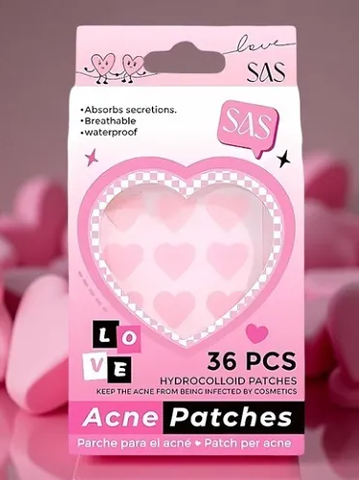 Parches para Acné Corazón 36 pcs - SAS 3