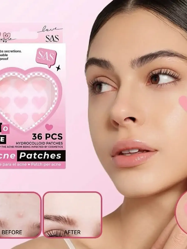 Parches para Acné Corazón 36 pcs - SAS 5