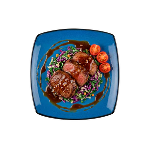 Plato fuerte azul 
