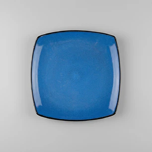 Plato fuerte azul 
