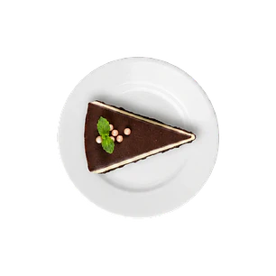 Plato torta redondo importado 