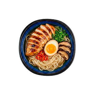 Taza sopa azul 