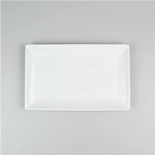 Bandeja rectangular porcelana 
