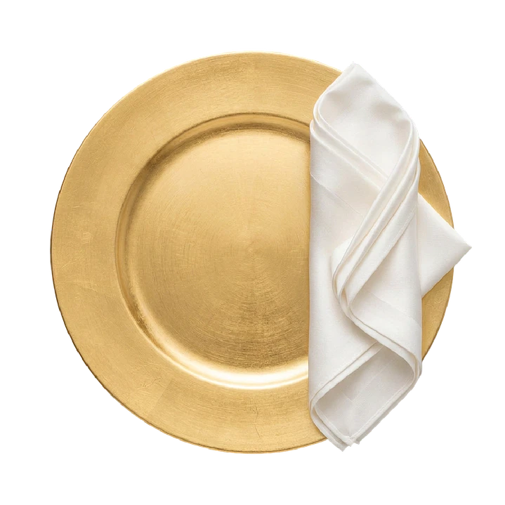Plato base dorado  2