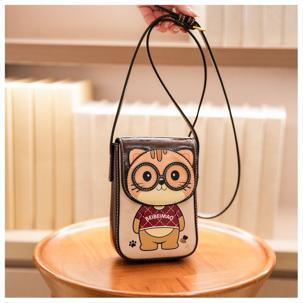 PORTACELULAR DE GATO PALO ROSA