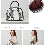 CARTERA CHAROL BLANCA ANIMAL