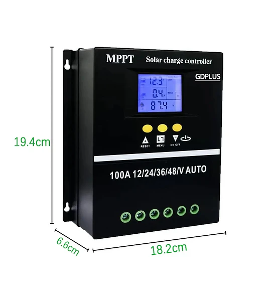 Regulador de Carga solar 100Amper MPTT