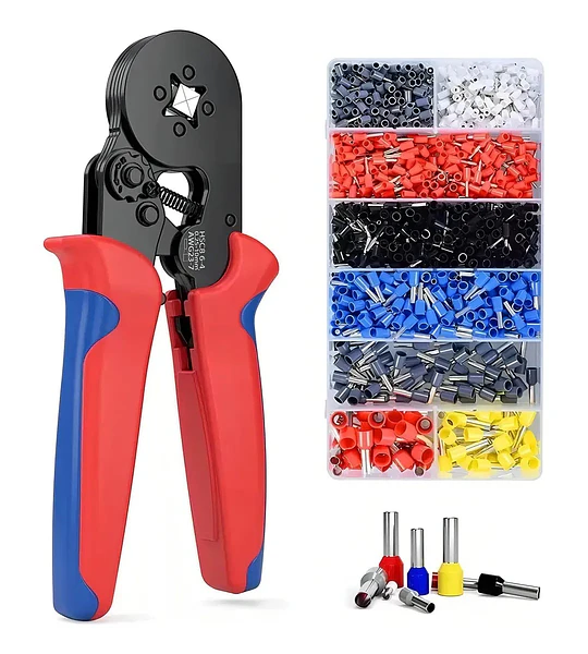 Kit Herramienta Ferrulera HSC8 6-4A con 1200 Terminales