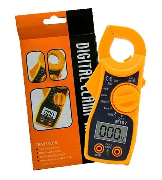 Pinza Amperimétrica Multitester Digital MT87.