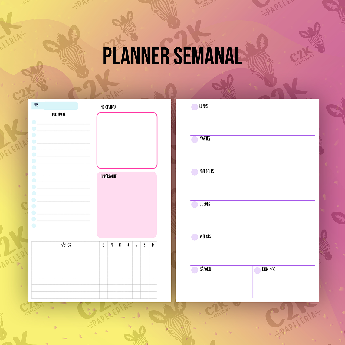 Planner personalizado 3