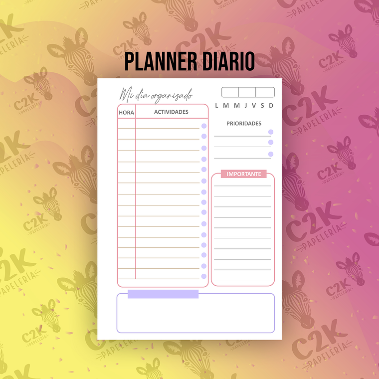 Planner personalizado 2