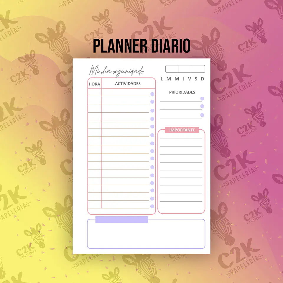 Planner personalizado 2