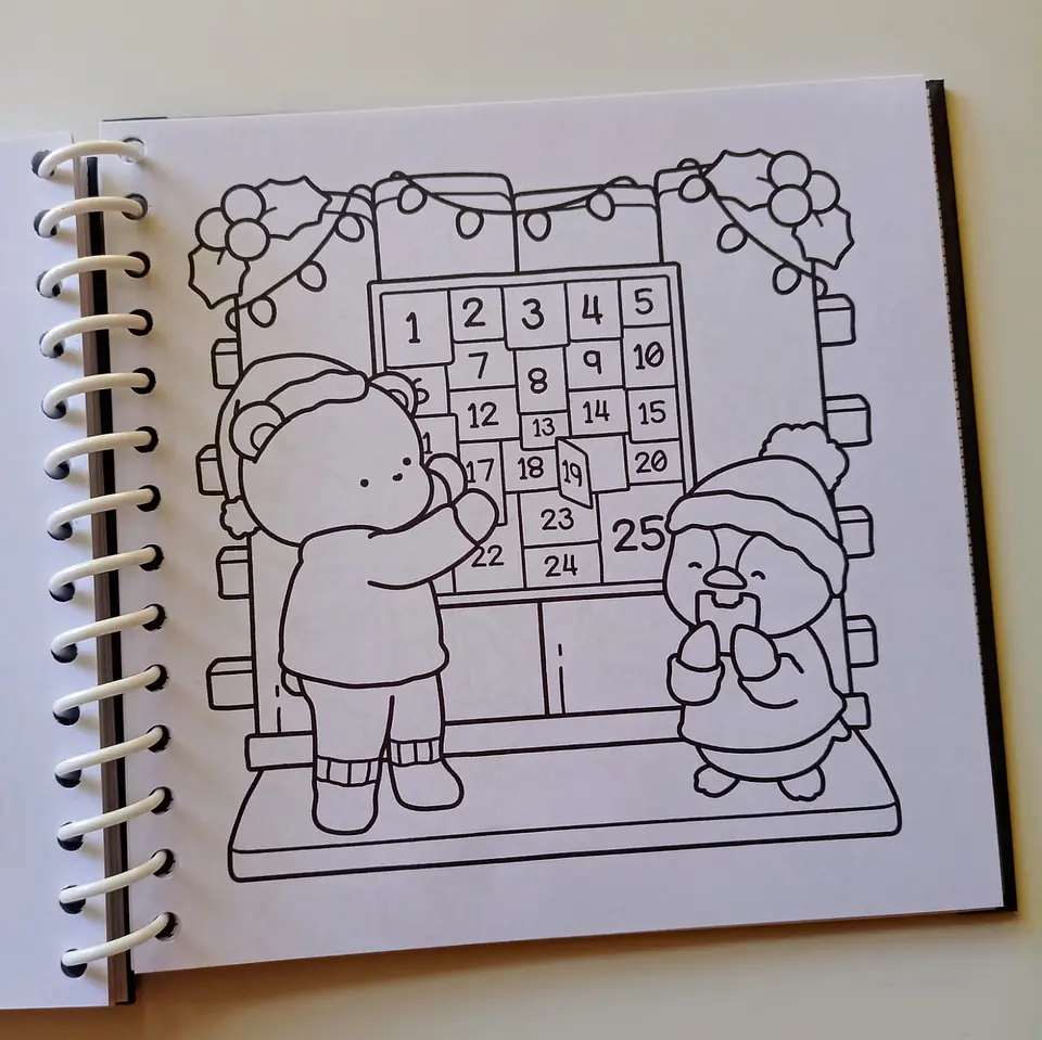 Libro para pintar Festive Corner - Cozy & cute christmas 5