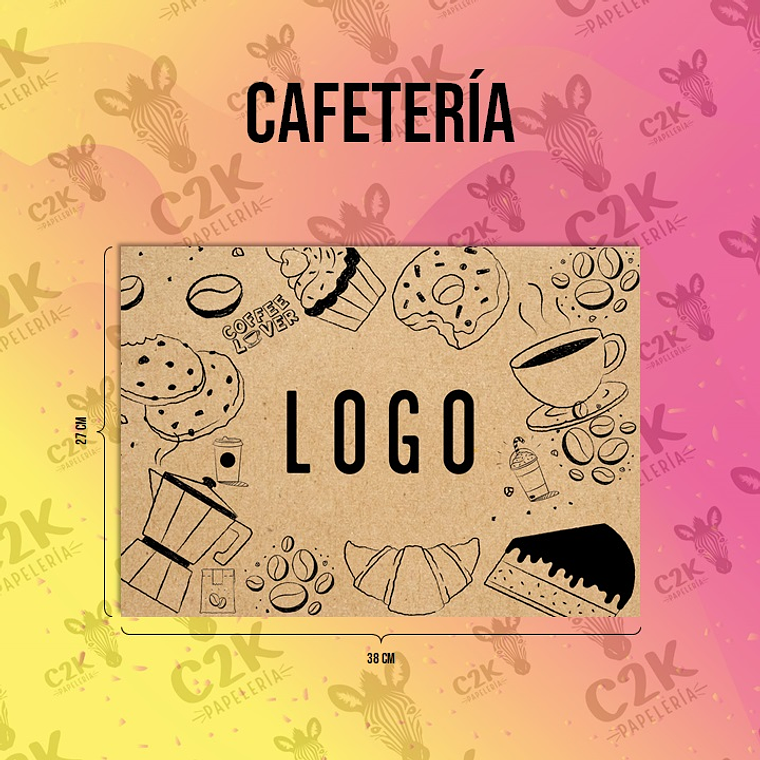 Individuales de papel kraft 2