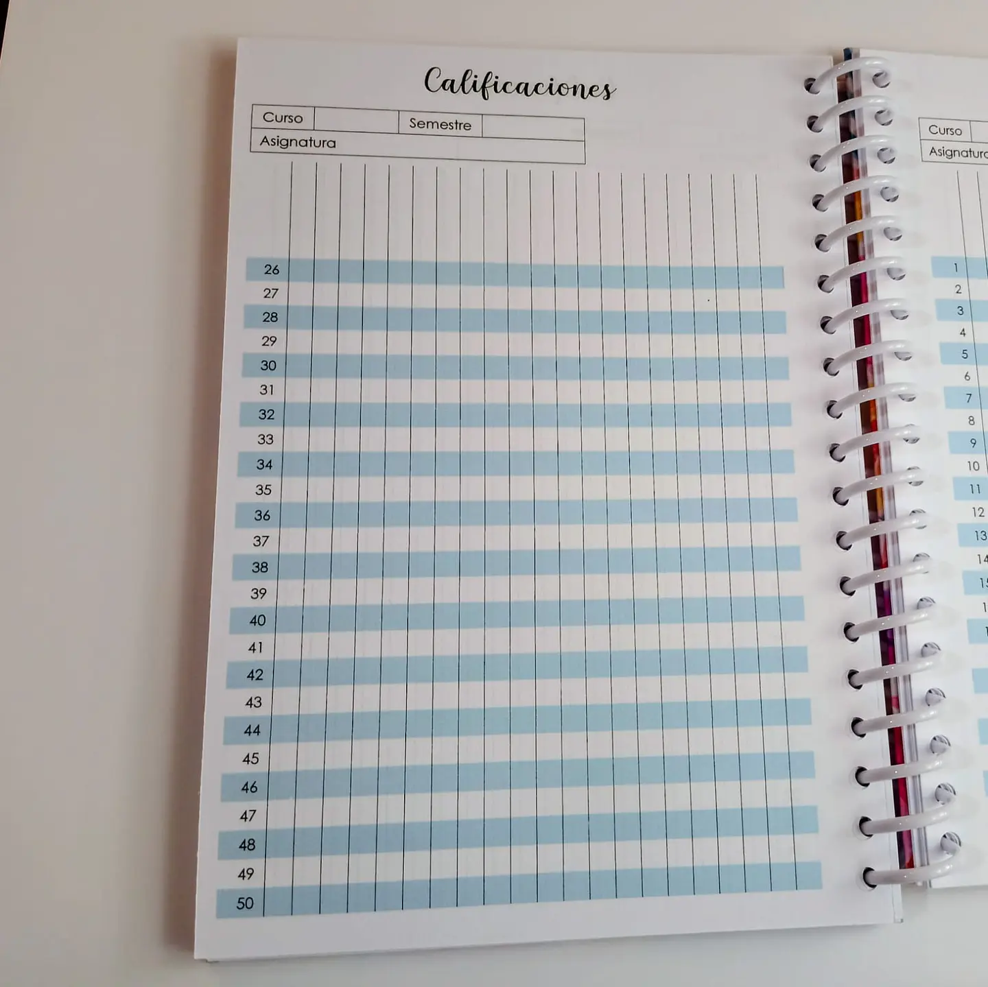 Agenda planificador docente 2026 10
