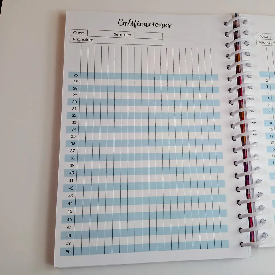 Agenda planificador docente 2026 10