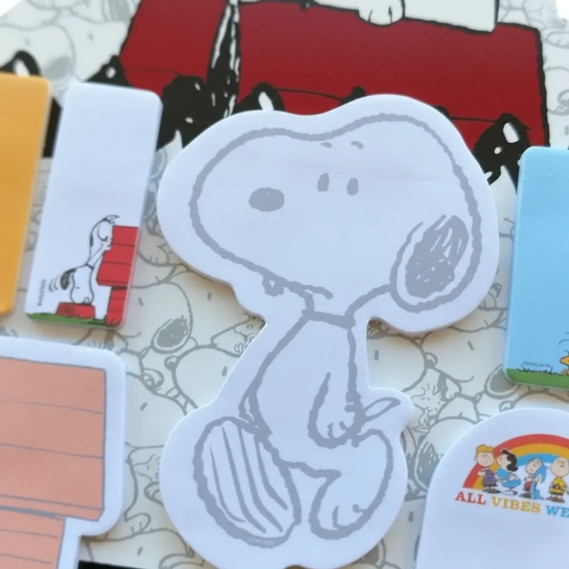 Set De Notas Adhesivas Snoopy - Mooving Multicolores 2