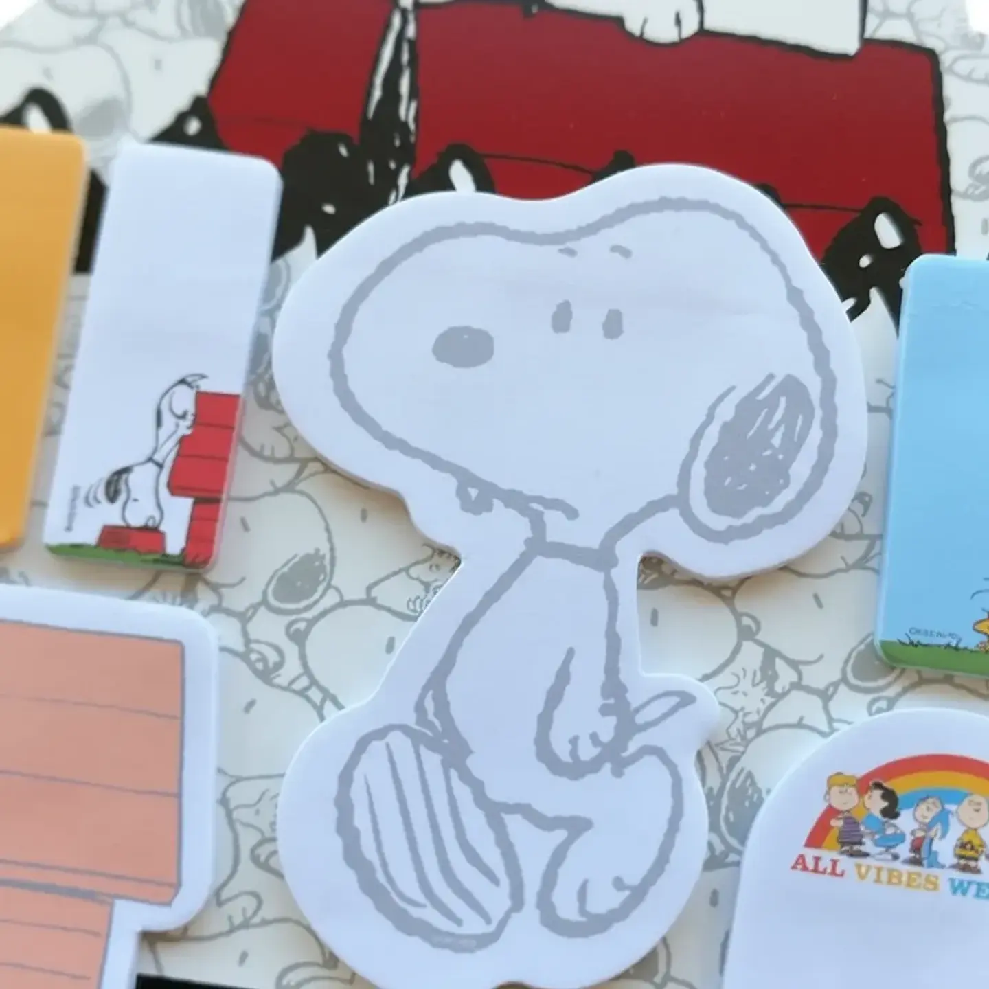 Set De Notas Adhesivas Snoopy - Mooving Multicolores 2