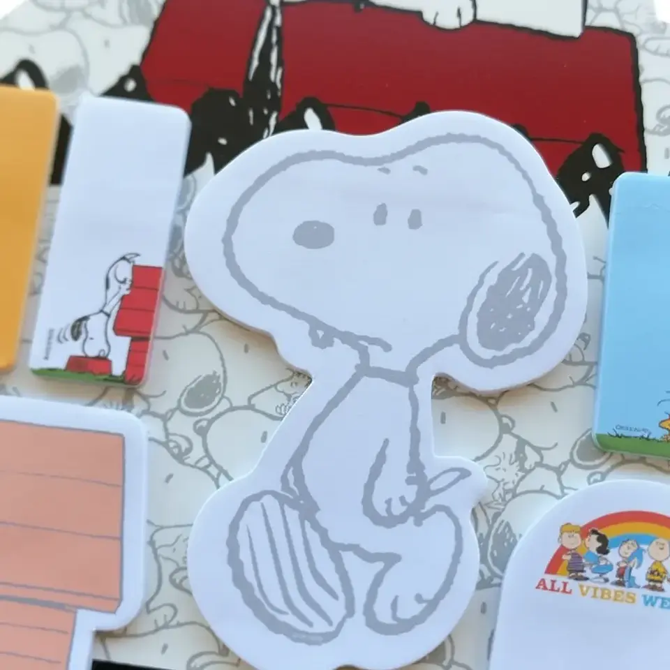 Set De Notas Adhesivas Snoopy - Mooving Multicolores 2