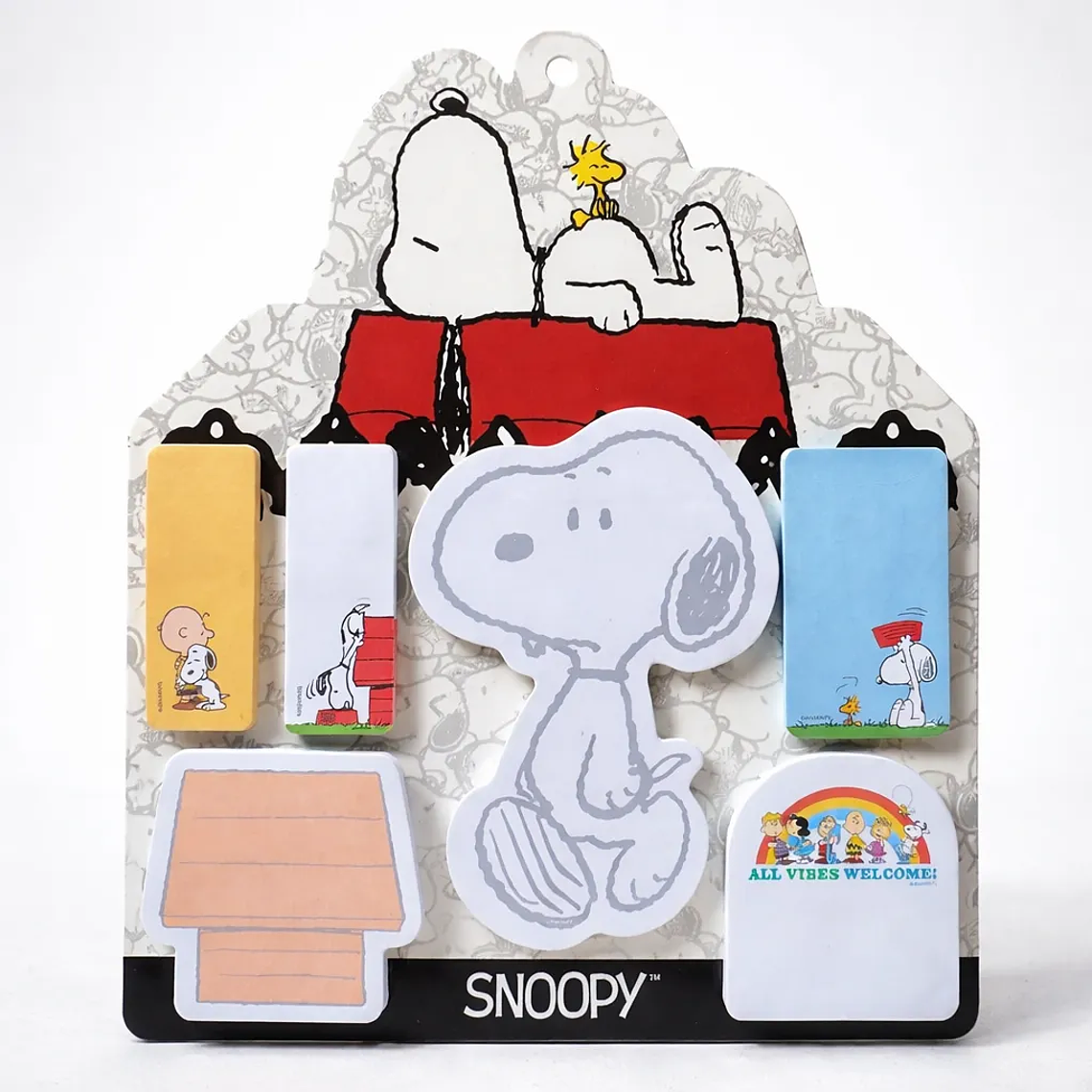 Set De Notas Adhesivas Snoopy - Mooving Multicolores 1