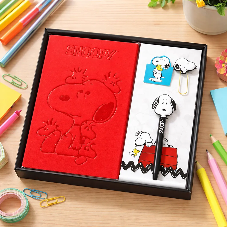 Set De Oficina Mooving Snoopy Mooving Work 3