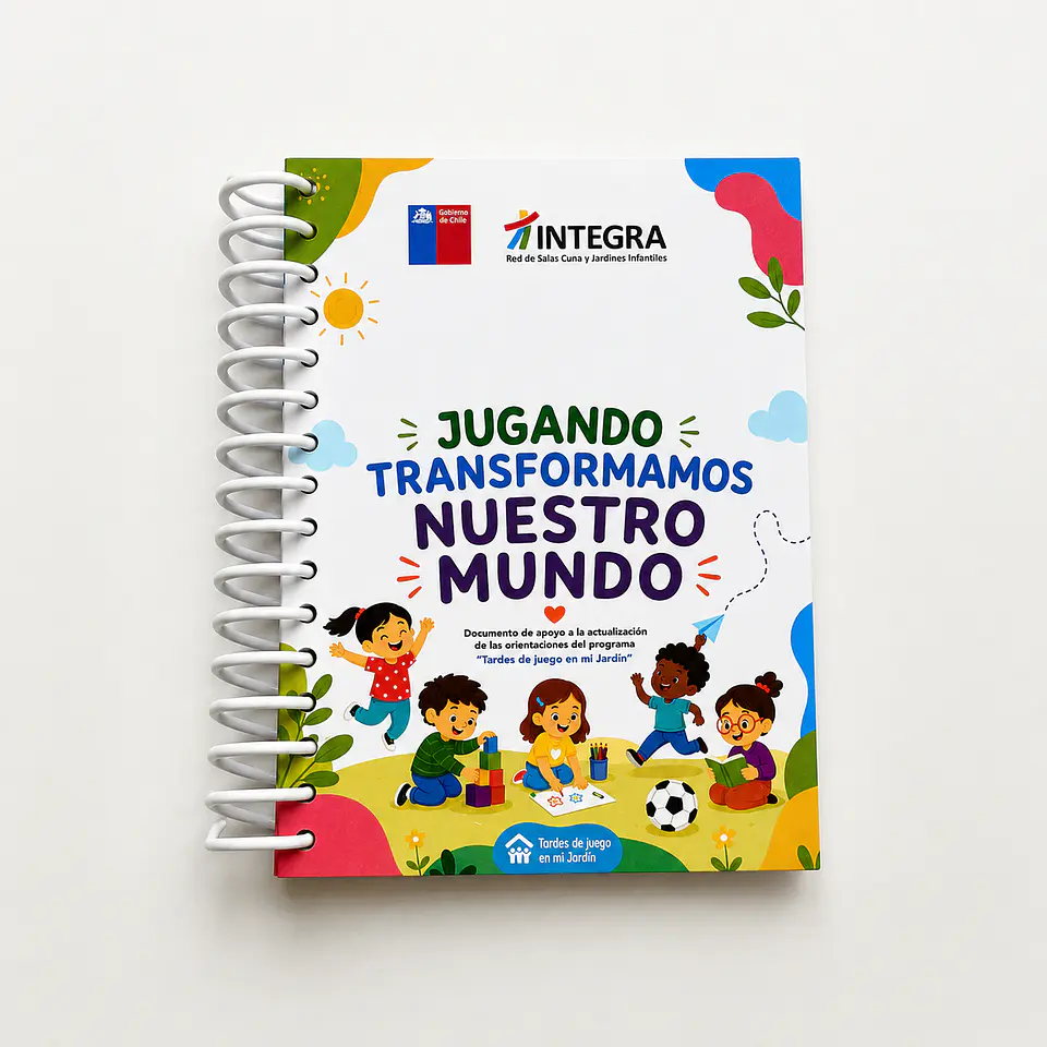 Jugando Transformamos Nuestro Mundo | Documento Tardes de Juego en mi Jardín | Impreso y Anillado A5 1