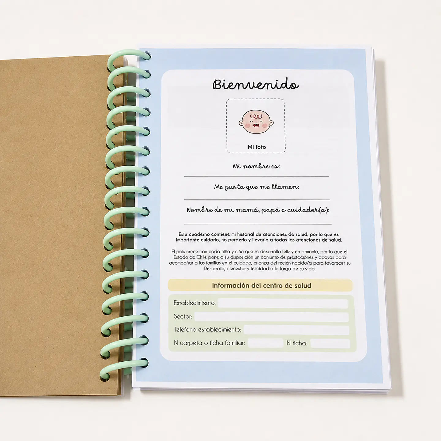 Agenda/cuaderno Control Pediátrico | Control Sano + Particular 2