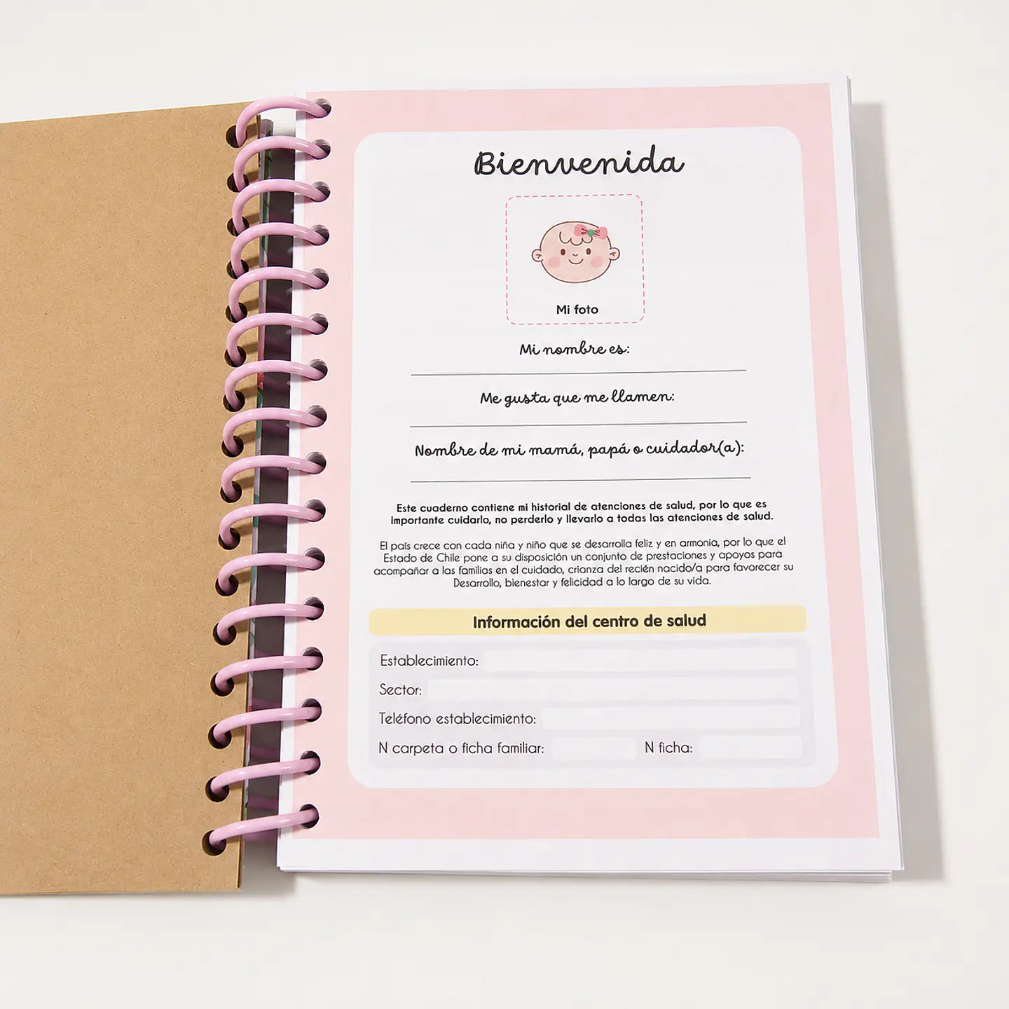 Agenda/cuaderno Control Pediátrico | Control Sano + Particular 3