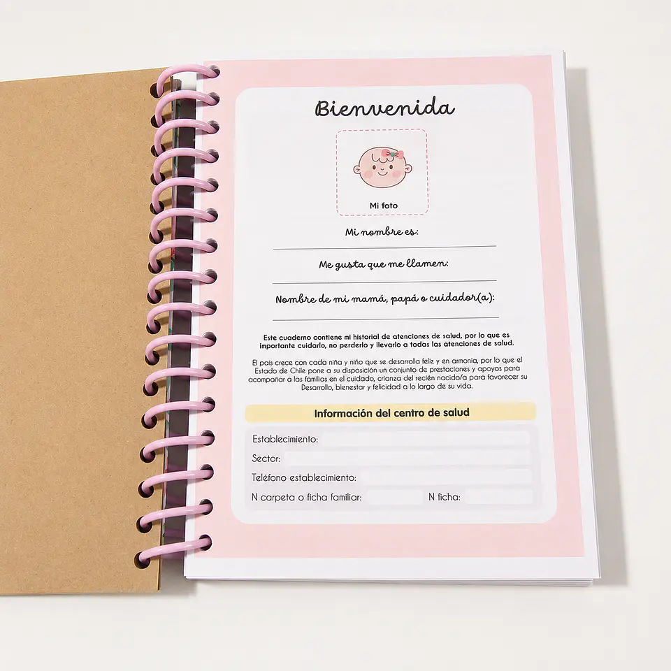 Agenda/cuaderno Control Pediátrico | Control Sano + Particular 3