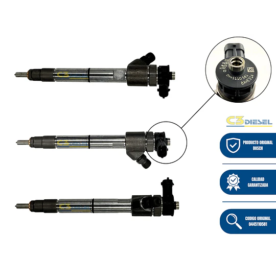 Inyector Original Bosch Hyundai Santa Fe 2.0 – Kia Sportage 2.0 – Hyundai Tucson 2.0 – 0445110581