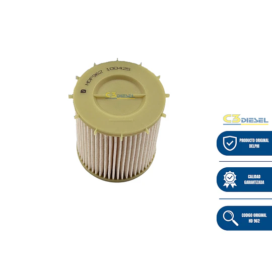 Filtro Petroleo Ssangyong Actyon / korando / Rexton 2.0 / 2.2 - Original Delphi HDF962