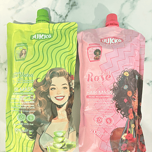 Mascarilla capilar pelo risado y liso 