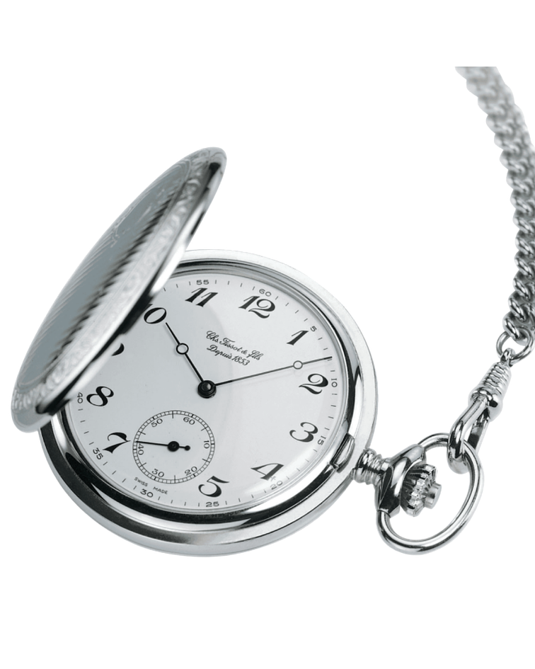 Reloj de bolsillo Tissot Savonnette  - Mecanismo cuerda manual
