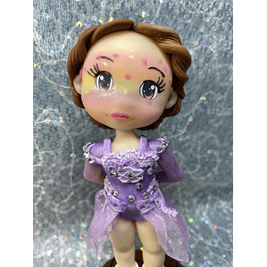 Estatueta Profissão Patinadora | Personalizada Porcelana Fria