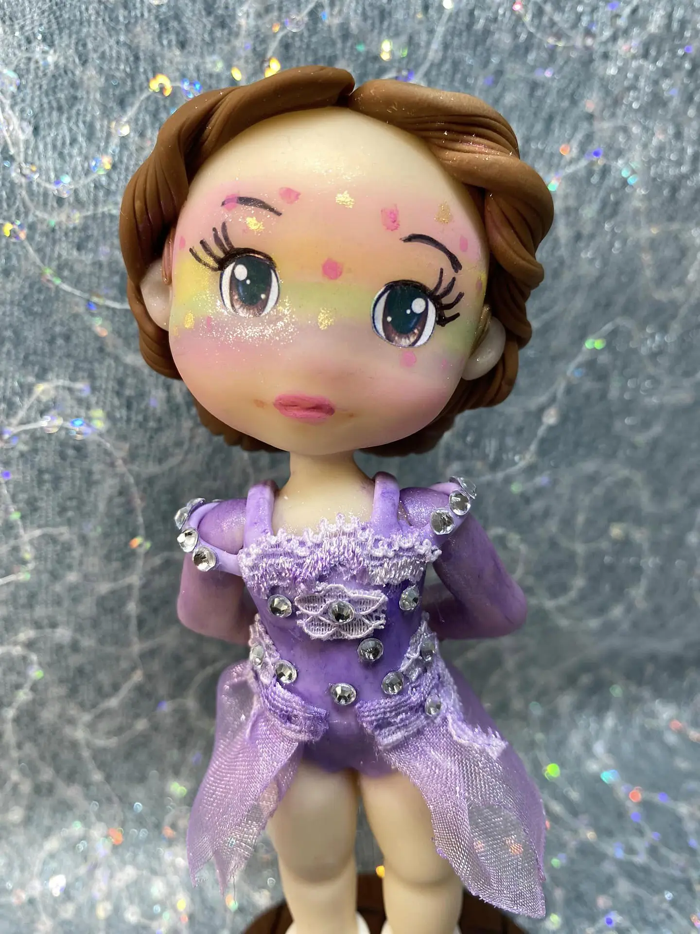 Estatueta Profissão Patinadora | Personalizada Porcelana Fria 1