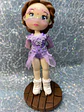 Estatueta Profissão Patinadora | Personalizada Porcelana Fria - Miniatura 2
