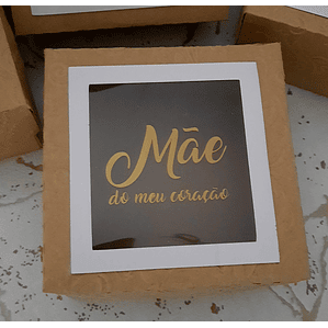 Caixa Mãe “Mãe do Meu Coração” – Embossing & Acetato