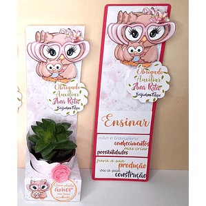 Lembrança Professores com planta