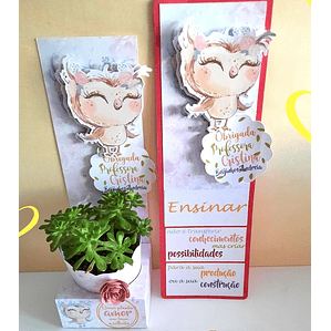 Lembrança Professores com planta