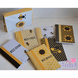 Coleção BEE – Conjunto de 6 Caderninhos