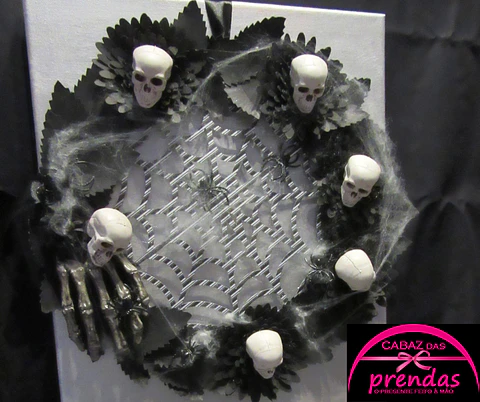 Halloween Grinalda Caveirinhas