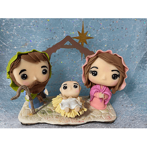 Presépio de Natal POP — Família Sagrada