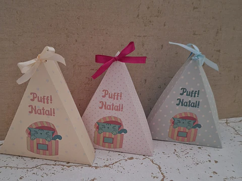 Caxinha Triangular Puff