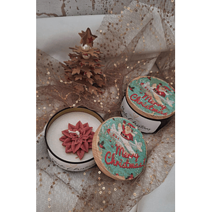 Vela latinha de Natal