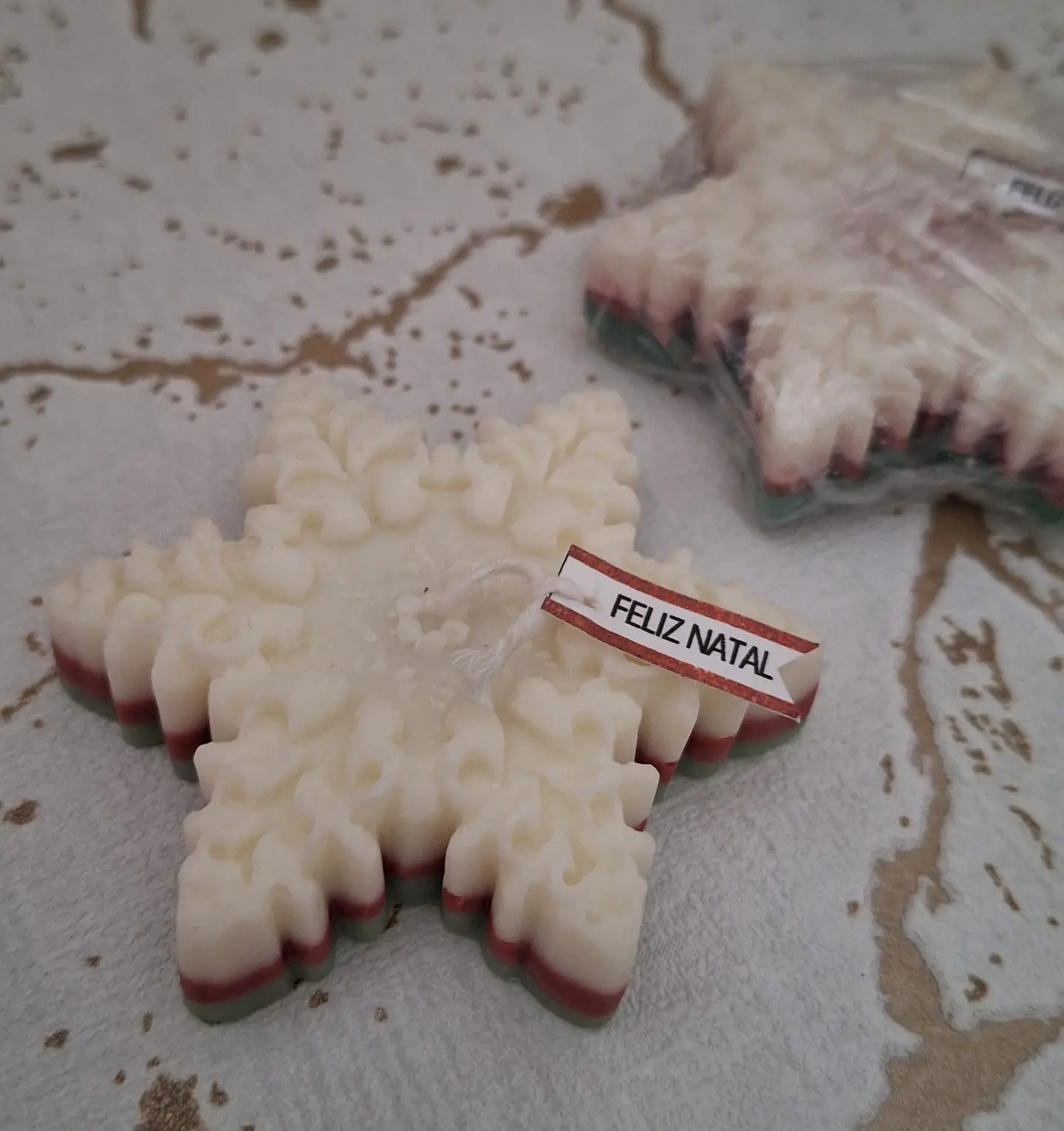 Vela Floco de Neve tricolor 2