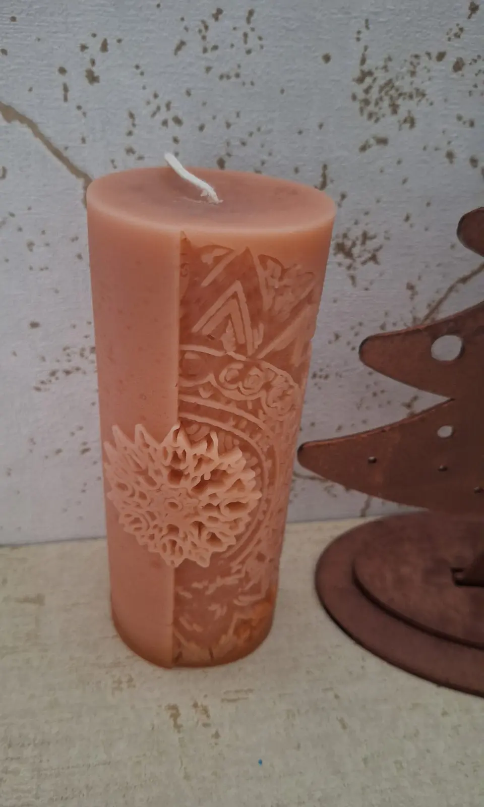 Vela Pilar Mandala Terra 1